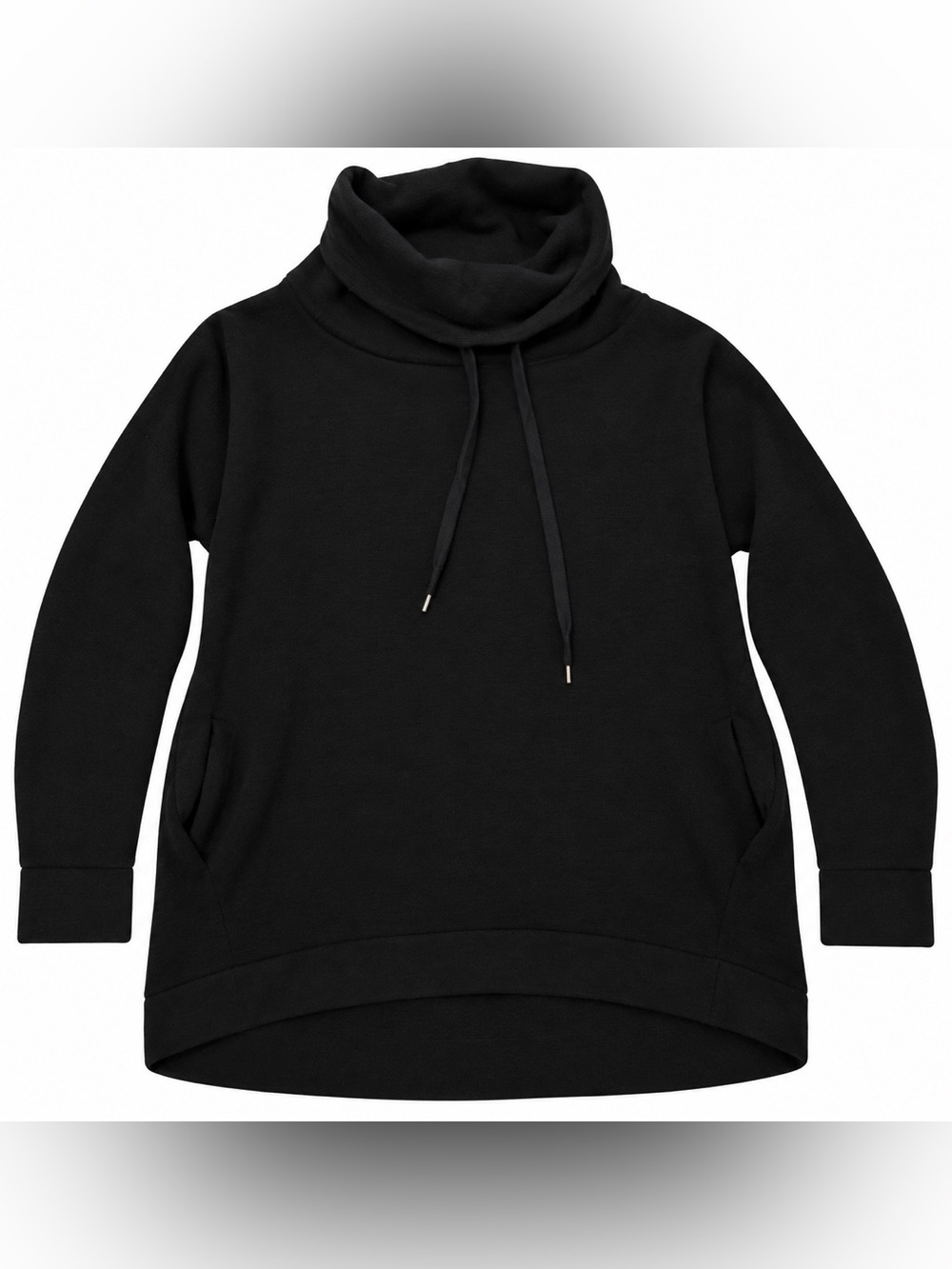Cashmere Splendid Black Cowl Neck Pullover